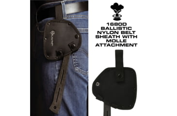 Image of Reapr Chuk 3 Piece Throwing Axe Set, Stonewashed Stainless, 11023