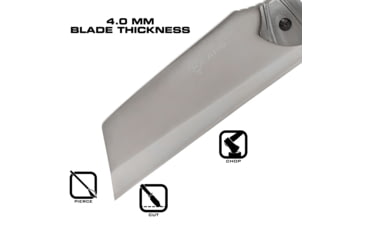 Image of Reapr JAMR Fixed Blade Knife, 6in, Stainless Steel, Satin Stainless, 11012