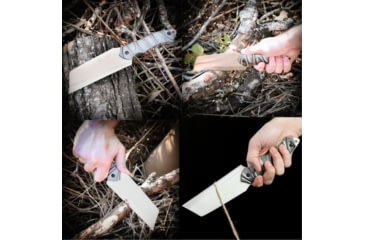 Image of Reapr JAMR Fixed Blade Knife, 6in, Stainless Steel, Satin Stainless, 11012