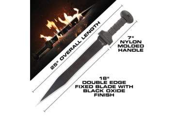 Image of Reapr Meridius Sword, 18in, 420 Stainless Steel, Stainless Steel, 11005