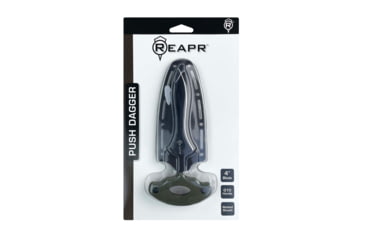 Image of Reapr Push Dagger Fixed Blade Knife, 4in, 3Cr13 Stainless Steel, Green, Black, CTLR-033-GRN-RPR