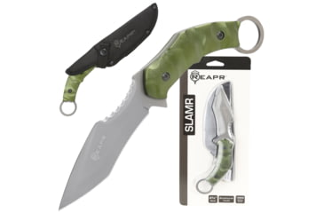 Image of Reapr SLAMR Fixed Blade Knife, 4.75in, 420 Stainless Steel, Matte Stainless, 11010