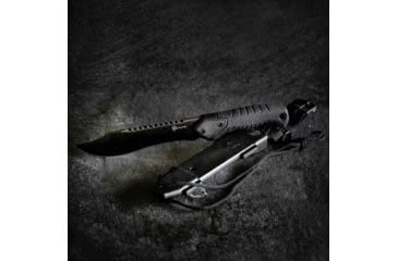 Image of Reapr TAC Bowie Fixed Blade Knife, 7in, 420 Stainless Steel, TPR Handle, Satin Stainless, 11001