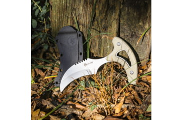 Image of Reapr Tac Talon Fixed Blade Knife, 3in, 420 Stainless Steel, Talon Blade, Black / Desert Tan, 11041