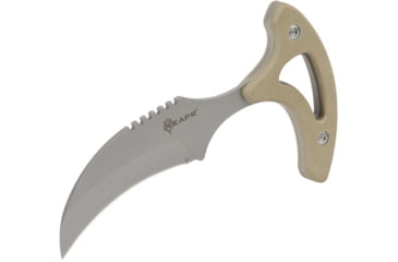 Image of Reapr Tac Talon Fixed Blade Knife, 3in, 420 Stainless Steel, Talon Blade, Black / Desert Tan, 11041