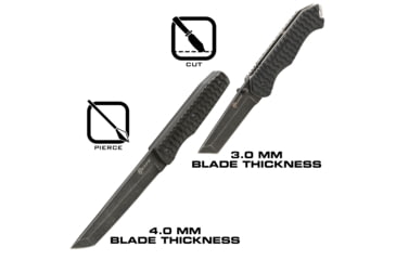 Image of Reapr TAC Tanto Knife Set, 420 Stainless Steel, Stonewashed Stainless, 11008