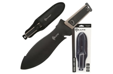 Image of Reapr Versa Hori Hori Fixed Blade Knife, 6.5in, 420 Stainless Steel, Black Powdercoated, 11017