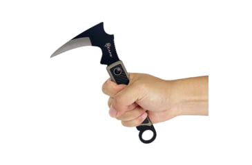 Image of Reapr Versa Krambit Fixed Blade Knife, 3.5in, 3Cr13 Stainless Steel, Black, Black, CTLR-031-TAN-RPR