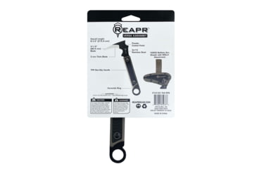 Image of Reapr Versa Krambit Fixed Blade Knife, 3.5in, 3Cr13 Stainless Steel, Black, Black, CTLR-031-TAN-RPR