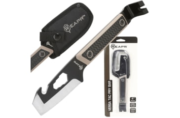 Image of Reapr Versa TAC Pry Bar, 420 Stainless Steel, Black Powdercoated, 11015