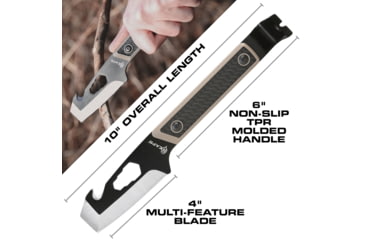 Image of Reapr Versa TAC Pry Bar, 420 Stainless Steel, Black Powdercoated, 11015