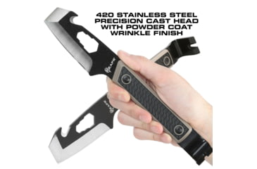 Image of Reapr Versa TAC Pry Bar, 420 Stainless Steel, Black Powdercoated, 11015