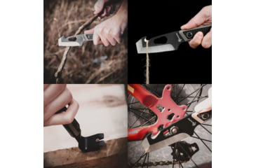 Image of Reapr Versa TAC Pry Bar, 420 Stainless Steel, Black Powdercoated, 11015