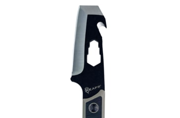 Image of Reapr Versa Tac Pry Bar Fixed Blade Knife, 4in, 3Cr13 Stainless Steel, Black, Black, CTLR-024-TAN-RPR