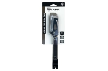 Image of Reapr Versa Tac Pry Bar Fixed Blade Knife, 4in, 3Cr13 Stainless Steel, Black, Black, CTLR-024-TAN-RPR