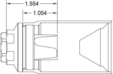 Image of Rearden MFG FHD HT Muzzle Device, 13x1 LH HT, Heat Treat, 10240