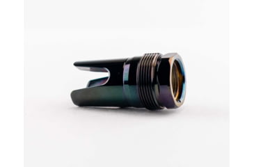 Image of Rearden MFG FHD Rainbow PVD Muzzle Device, 5/8-24, Tapered Shoulder, Black, 10128