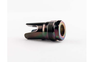 Image of Rearden MFG FHD Rainbow PVD Muzzle Device, 5/8-24, Tapered Shoulder, Black, 10128