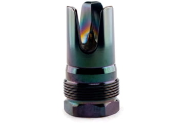 Image of Rearden MFG FHD Rainbow PVD Muzzle Device, 5/8-24, Tapered Shoulder, Black, 10128