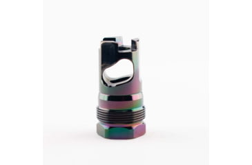 Image of Rearden MFG RPB Rainbow PVD Muzzle Device, .280, 1/2-28, Black Rainbow PVD, 10055