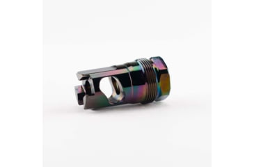 Image of Rearden MFG RPB Rainbow PVD Muzzle Device, .280, 1/2-28, Black Rainbow PVD, 10055