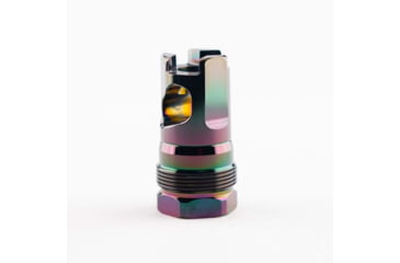 Image of Rearden MFG RPB Rainbow PVD Muzzle Device, .280, 1/2-28, Black Rainbow PVD, 10055