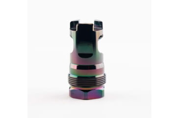 Image of Rearden MFG RPB Rainbow PVD Muzzle Device, .280, 1/2-28, Black Rainbow PVD, 10055