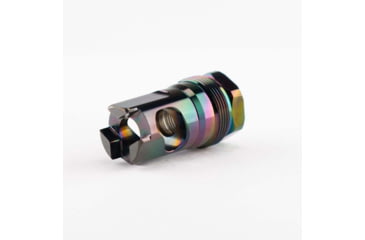 Image of Rearden MFG RPB Rainbow PVD Muzzle Device, .280, 1/2-28, Black Rainbow PVD, 10055