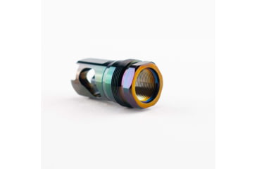 Image of Rearden MFG RPB Rainbow PVD Muzzle Device, .280, 1/2-28, Black Rainbow PVD, 10055