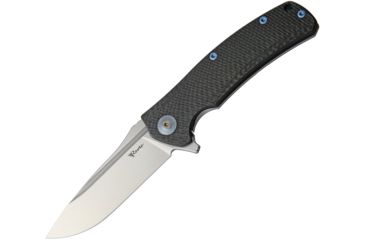 Image of Reate Knives Horizon D Carbon Fiber Folding Knife,3.75in,Bohler M390 Steel,Stonewash,Black,Carbon Fiber Handle REAHDCF