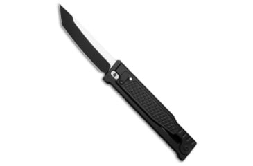 Image of Reate Knives Reate EXO-OG Tanto OTF Gravity Black Frag Aluminum 3.75" Two-Tone Elmax*DISC*, Black, Elmax, adult, BHQ-228940
