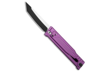 Image of Reate Knives Reate EXO-OG Tanto OTF Gravity Knife Purple Aluminum 3.75&quot; Two-Tone Nitro-V, Purple, Nitro-V, adult, BHQ-225971