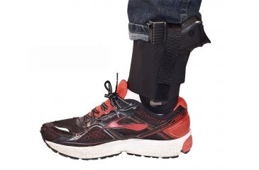 Image of Rebel Ankle Holster, Black, Amidextrous, Sub-Compact and Compact, REBEL-ANKLE
