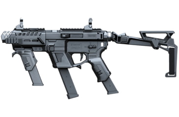 Image of Recover Tactical P-IXMG PG9 SR20 Metal Front Guard Folding Brace, Black, 0, PIXPMG-FBR-01