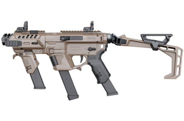 Image of Recover Tactical P-IX+MG PG9 SR20 Metal Front Guard Folding Stock, Tan, PIXPMGFST02