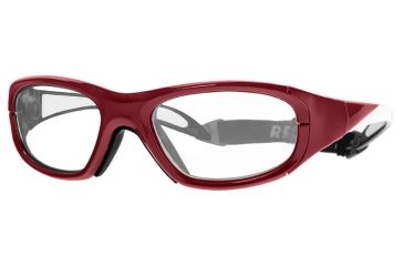 Image of Rec Specs MX-20 BASEBALL Protective Eyewear Crimson Frame,Clear Lens, Unisex MX-20BCRIM4817125C