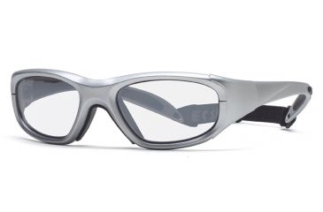Image of Rec Specs MX-20 Protective Eyewear Silver Frame,Clear Lens, Unisex MX-20PLSI5117125C