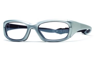 Image of Rec Specs MX-30 Protective Eyewear Silver Frame,Clear Lens, Unisex MX-30PLSI5520130C