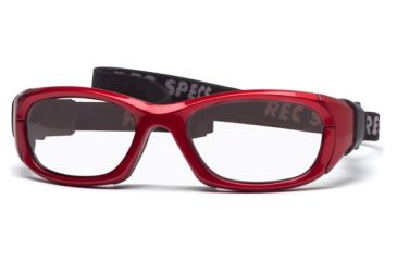 Image of Rec Specs MX-31Protective Eyewear Crimson Frame,Clear Lens, Unisex MX-31CMBK5520C