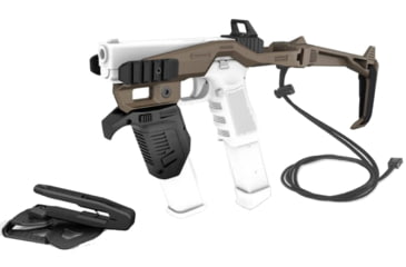 Image of Recover Tactical 20/20N Stabilizer Kit for Glock - For all 9mm &amp; 357 Double Stack Gen 1-5 Glocks incl. Glock 26. Compatible w/ all Double Stack Gen 1-4 SW40 Glock incl. Glock 27, FDE, 2020NMG-02