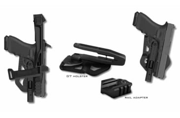 Image of Recover Tactical 20/20N Stabilizer Kit with Arm Brace, Black, 2020NUR-01