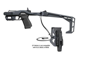 Image of Recover Tactical 20/20N43 Stabilizer Kit for Glock 43, Glock 43X and Glock 48 G43, G43X, G48 - All Gens/Versions, Black, 2020N43UR-01