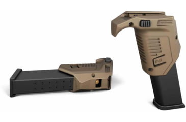 Image of Recover Tactical Angled Mag Pouch for Glock 10mm Auto, 45 ACP Double Stack Magazines, FDE, MG45-02