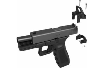 Image of Recover Tactical Black Polymer Upper Charging Handle for Glock 20,41,21,40,30 Gen1-5, UCH21-01