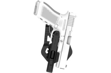 Image of Recover Tactical G7-01 OWB Paddle Holster For The Glock 17/19, Black, Small, G7