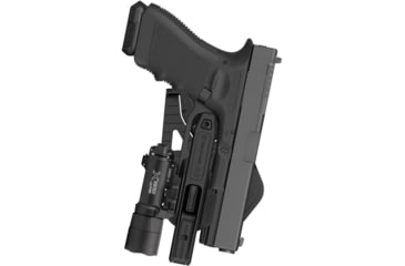 Image of Recover Tactical G7-01 OWB Paddle Holster For The Glock 17/19, Black, Small, G7