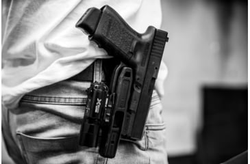 Image of Recover Tactical G7-01 OWB Paddle Holster For The Glock 17/19, Black, Small, G7