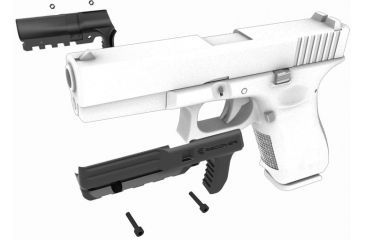 Image of Recover Tactical RC12 Glock 17/22 Gen 1 and 2 Rail, Black, RC12-01