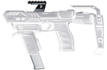 Image of Recover Tactical S-Pro Upper Rail W/ 5 Slot Pic Rail For M-Lok, Black, URP-01