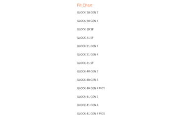 Image of Recover Tactical Stabilizer Synthetic Kit For Glock Large Frame, Black, 0, 2021B-01